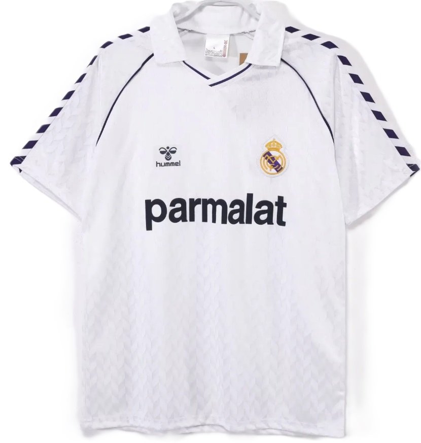 Camisa I Real Madrid 1986 1987 Hummel retro 